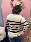 Vanilla Stripe Sweater