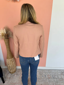 Rose All Day Cropped Blazer