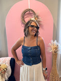 Saddle Up Denim Cami Vest