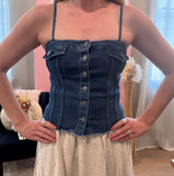 Saddle Up Denim Cami Vest