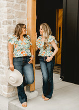 Load image into Gallery viewer, Brunch With Besties Floral Top