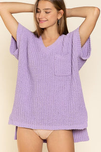 Chenille Thread Pullover Sweater ~ONLINE ONLY STYLE