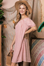 Load image into Gallery viewer, Off The Shoulder Dress with CF Button Detail ~ONLINE ONLY STYLE