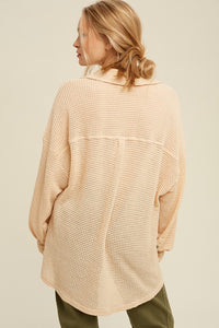 Soft Thermal Knit Shacket Top ~ Pre-Order- ONLINE ONLY STYLE