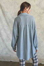 Load image into Gallery viewer, Soft Thermal Knit Shacket Top ~ Pre-Order- ONLINE ONLY STYLE