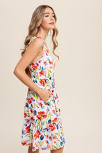 Load image into Gallery viewer, Flower Print Square Neck Dress ~ Pre-Order- ONLINE ONLY STYLE