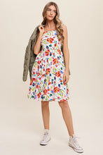 Load image into Gallery viewer, Flower Print Square Neck Dress ~ Pre-Order- ONLINE ONLY STYLE