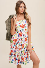 Load image into Gallery viewer, Flower Print Square Neck Dress ~ Pre-Order- ONLINE ONLY STYLE