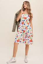 Load image into Gallery viewer, Flower Print Square Neck Dress ~ Pre-Order- ONLINE ONLY STYLE