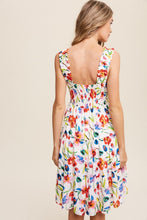 Load image into Gallery viewer, Flower Print Square Neck Dress ~ Pre-Order- ONLINE ONLY STYLE