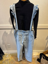 Load image into Gallery viewer, Ruffle &amp; Frill Suspender Jeans