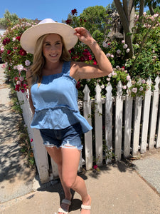 Classic Beauty Chambray Tank