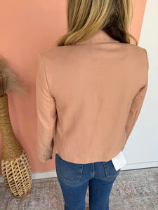 Rose All Day Cropped Blazer