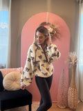 Topped With A Bow Sherpa Pullover