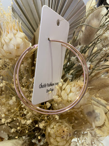 Rose Gold Oversized Hoop