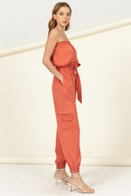 Load image into Gallery viewer, Flap Pocket Side Belted Tube Jumpsuit~ONLINE ONLY STYLE