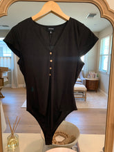 Load image into Gallery viewer, Essential Basic Henley Short Sleeve Bodysuit