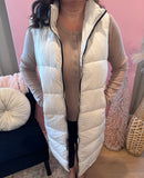 Ski Resort Long Puffer Vest~BLACK FRIDAY STYLE STEAL