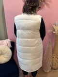Ski Resort Long Puffer Vest~BLACK FRIDAY STYLE STEAL