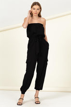 Load image into Gallery viewer, Flap Pocket Side Belted Tube Jumpsuit~ONLINE ONLY STYLE