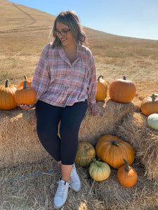 Hay Rides At Dusk Plaid