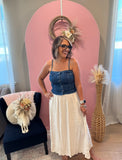 Dusty Boots Maxi Skirt