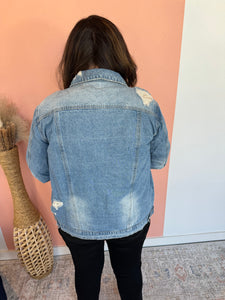 CB Distressed Denim Jacket