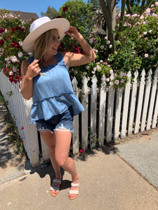 Classic Beauty Chambray Tank