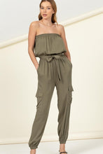 Load image into Gallery viewer, Flap Pocket Side Belted Tube Jumpsuit~ONLINE ONLY STYLE