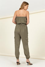 Load image into Gallery viewer, Flap Pocket Side Belted Tube Jumpsuit~ONLINE ONLY STYLE