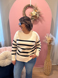 Vanilla Stripe Sweater