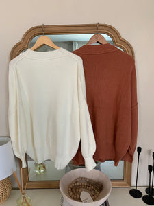 Crisp Fall Style Sweater~Multiple Colors