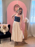 Dusty Boots Maxi Skirt