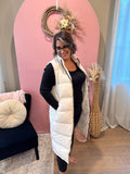 Ski Resort Long Puffer Vest~BLACK FRIDAY STYLE STEAL
