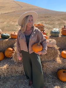 Harvest Twill Crop Jacket