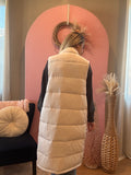 Ski Resort Long Puffer Vest~BLACK FRIDAY STYLE STEAL