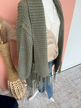 Load image into Gallery viewer, Make An Entrance Fringe Cardi