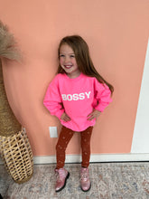 Load image into Gallery viewer, Because Bossy Said So Mini Sweatshirt