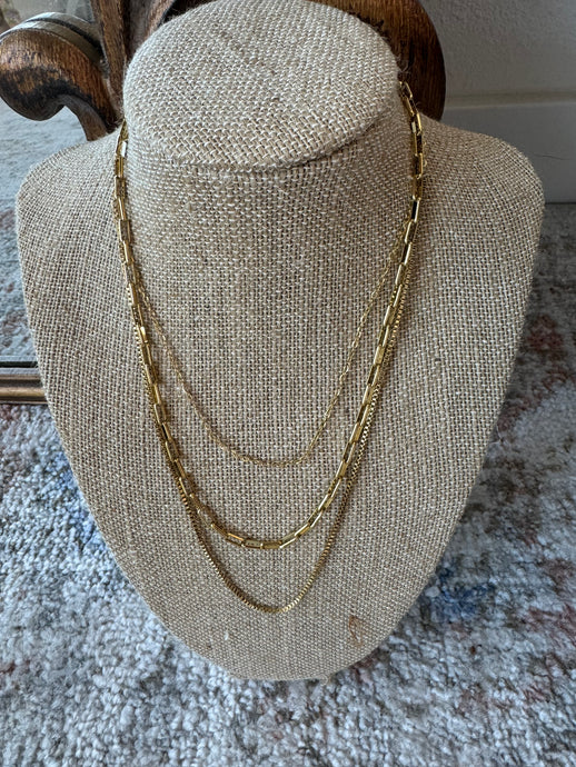 The Layer Paperclip Necklace