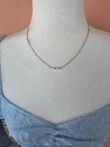 Layering Pearl Necklace