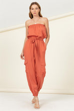 Load image into Gallery viewer, Flap Pocket Side Belted Tube Jumpsuit~ONLINE ONLY STYLE