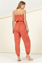 Load image into Gallery viewer, Flap Pocket Side Belted Tube Jumpsuit~ONLINE ONLY STYLE