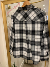 Load image into Gallery viewer, Snowed In Plaid Button Down