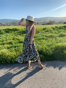 Dancing In The Rain Maxi Skirt