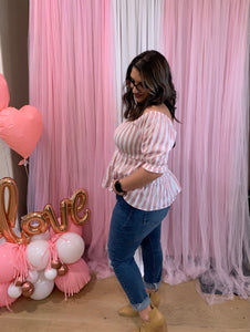 Candy Stripe Blouse