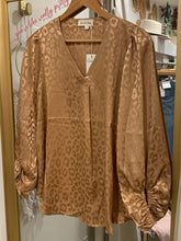 Load image into Gallery viewer, Champagne Please Leopard Blouse