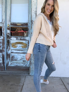 Vanilla Latte Crop Cardi