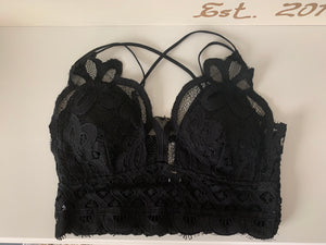 CFLB intimates strappy back bralette~Multiple colors avail.