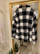 Load image into Gallery viewer, Cozy Up Plaid Fur Jacket