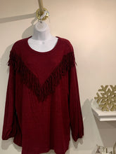 Load image into Gallery viewer, Boho Holiday Fringe Sweater